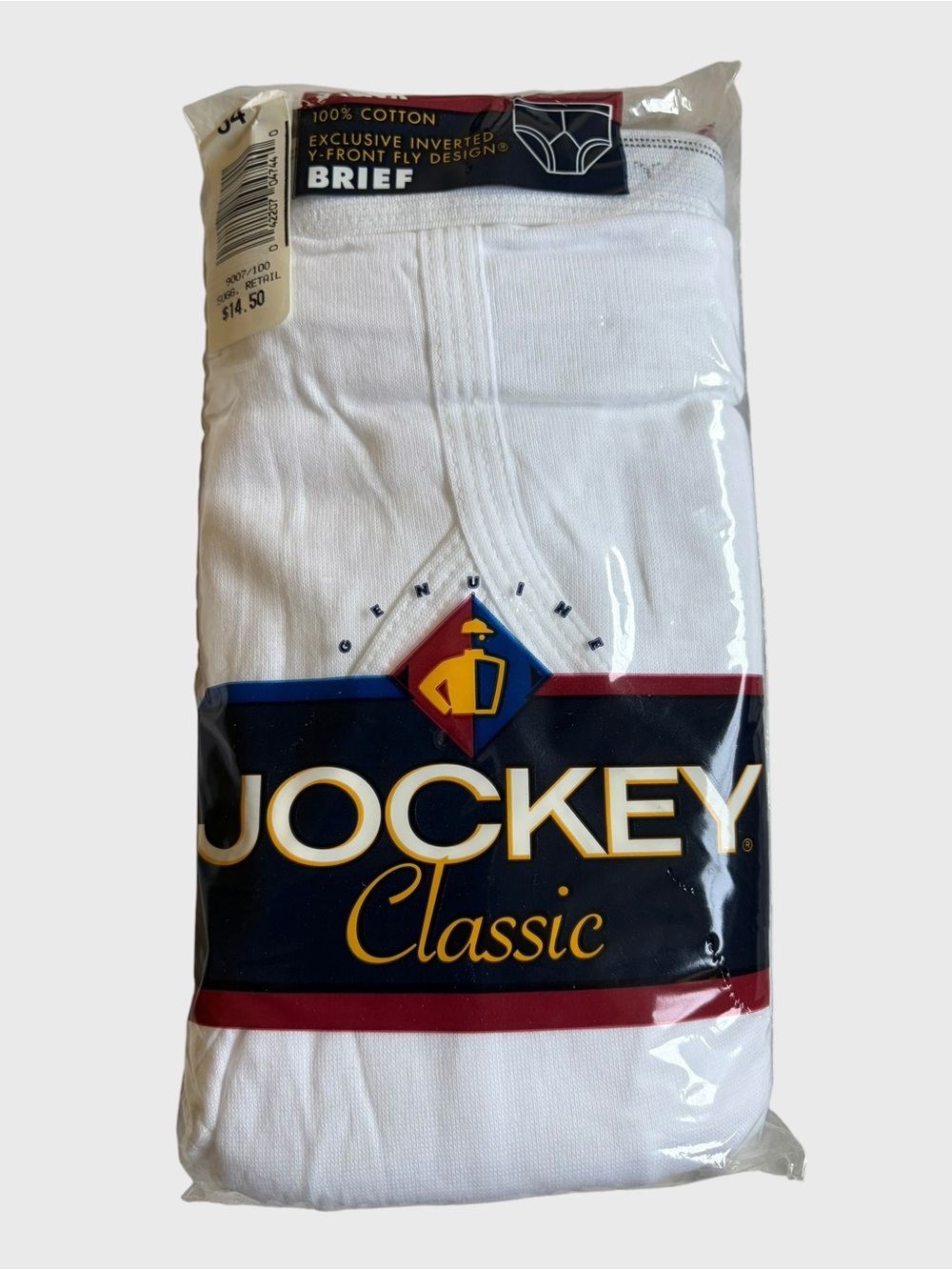 Vintage 90s Jockey Classic White Briefs 3-Pack Size 34 Inverted Y Front 9007CR